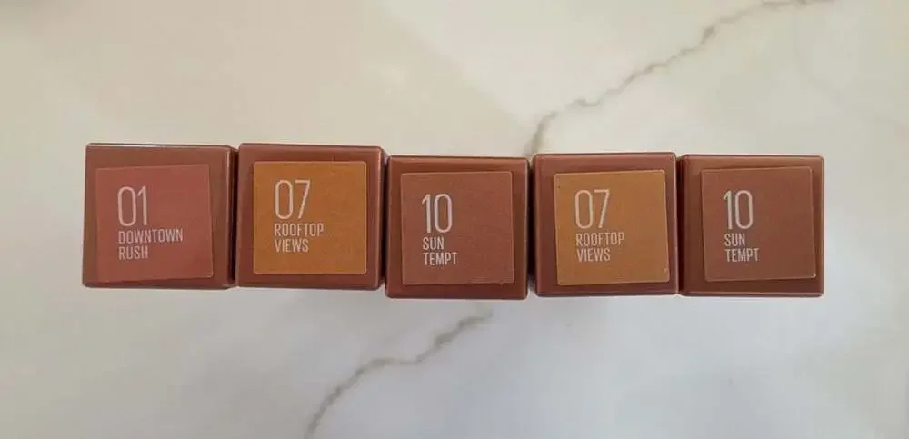 Maybelline Sunkisser Liquid Blush Bundle of 5 Shades
